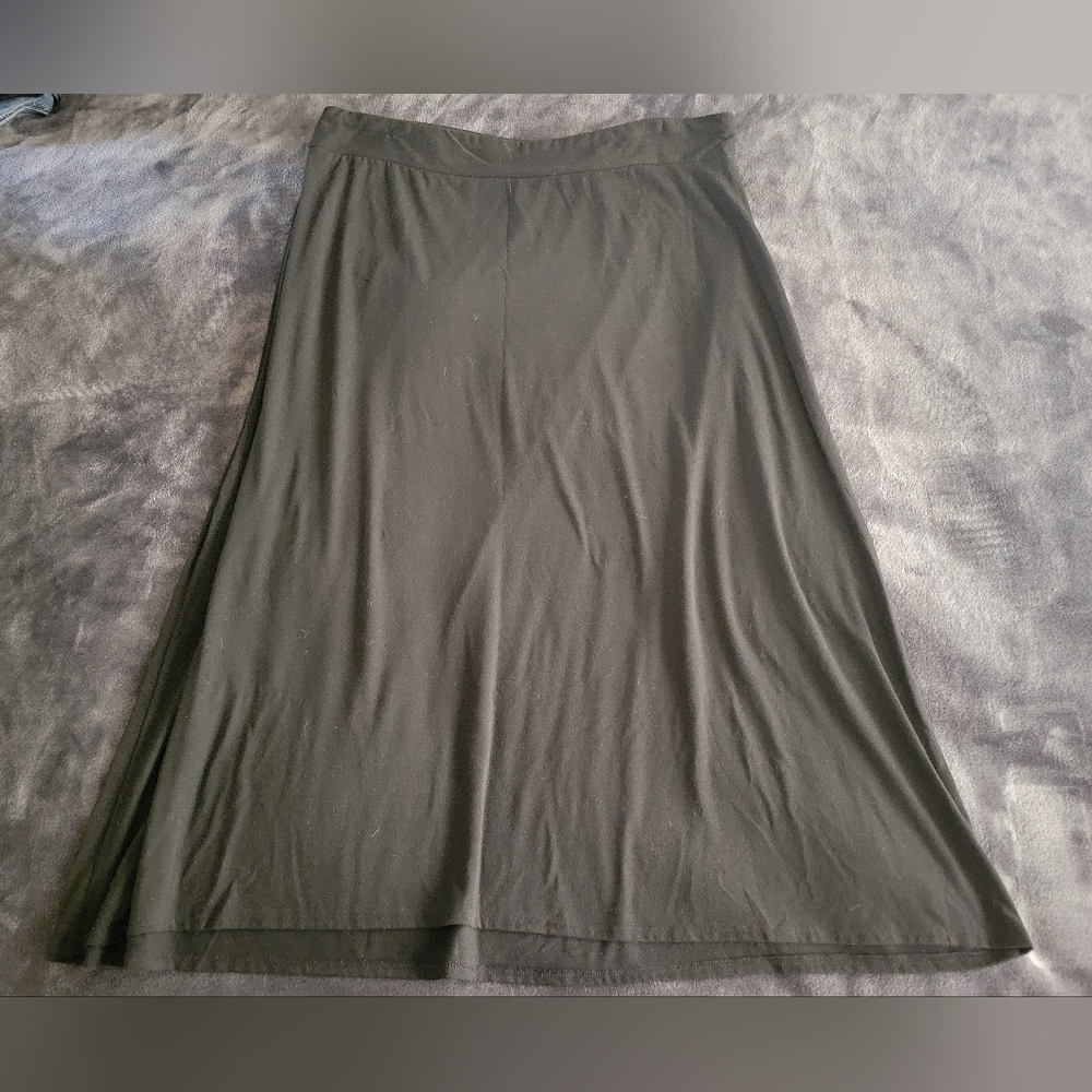 Dressbarn Black Knit Maxi Skirt